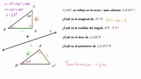 Encontrar medidas al usar transformaciones rígidas | Khan Academy en Español
