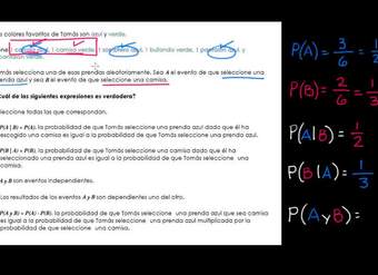 Analizando la probabilidad de eventos independientes