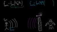 Efecto doppler: reflexión de un objeto en movimiento | Física | Khan Academy en Español