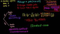 Probabilidad condicional con combinatoria
