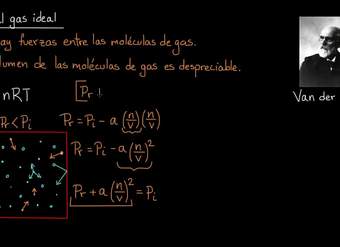 Ecuación de Van der Waals | Química | Khan Academy en Español