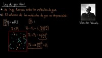 Ecuación de Van der Waals | Química | Khan Academy en Español