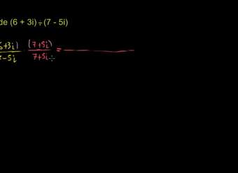 Dividiendo números complejos