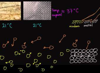 Conductividad térmica del metal y la madera | Termodinámica | Física | Khan Academy en Español