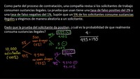 Ejemplo de probabilidad condicional usando un diagrama de árbol | Khan Academy en Español