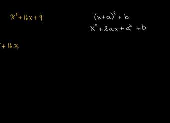 Ejemplo sobre como completar un cuadrado | Álgebra I | Khan Academy en Español