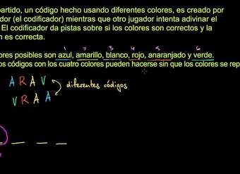 Formas de ordenar colores. Ejemplo