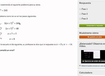 Determinando errores en una serie de pasos