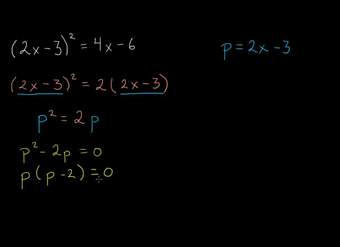 Usando la esctructura de la ecuación para resolver la cuadrática | Khan Academy en Español