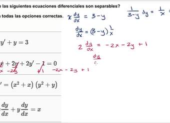Ejemplo: identificar ecuaciones diferenciales separables | AP Cálculo BC | Khan Academy en Español