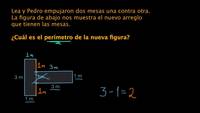 Problema sobre perímetro: mesas | 3.er grado (Estados Unidos) | Khan Academy en Español