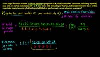 Ejemplo: combinatoria y probabilidad