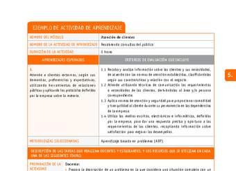 Resolviendo consultas del público