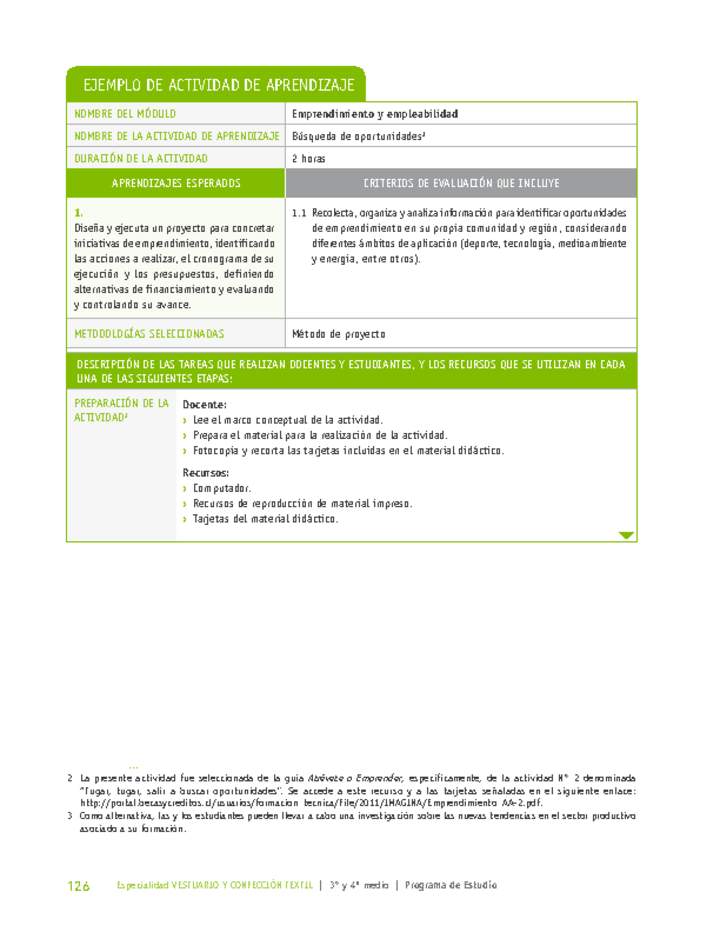 Búsqueda de oportunidades