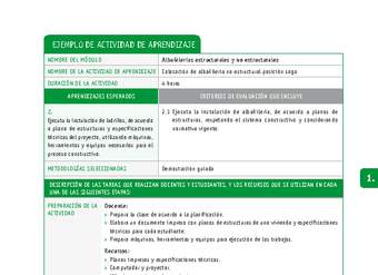 Colocación de albañilería no estructural posición soga