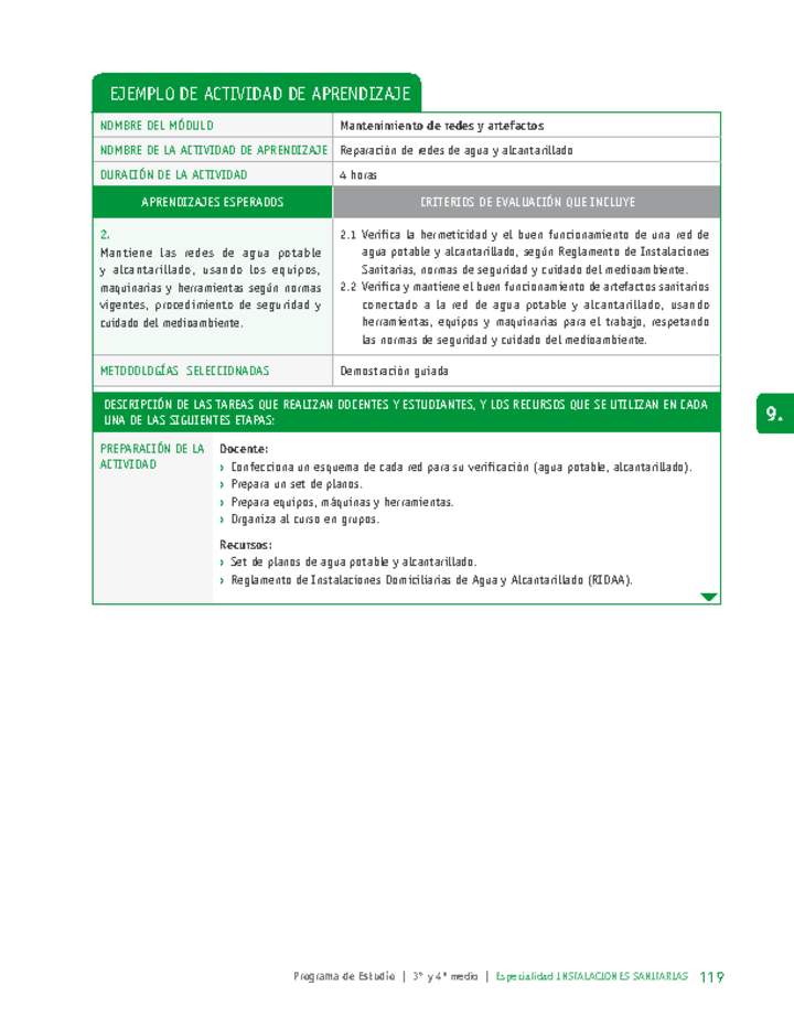 Reparación de redes de agua y alcantarillado