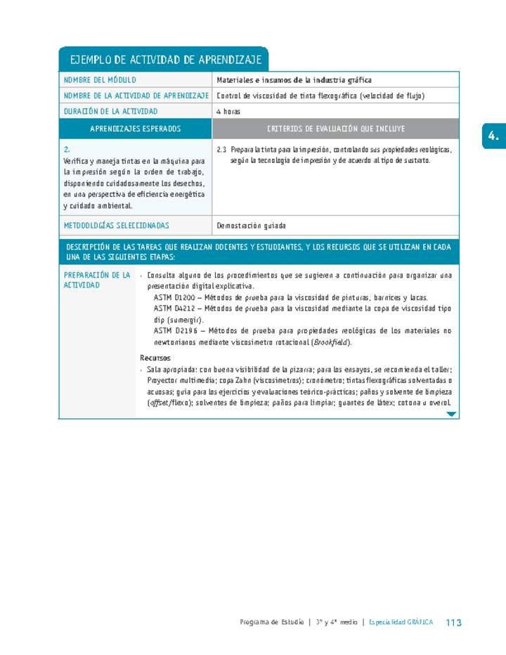 Control de viscosidad de tinta flexográfica (velocidad de flujo)