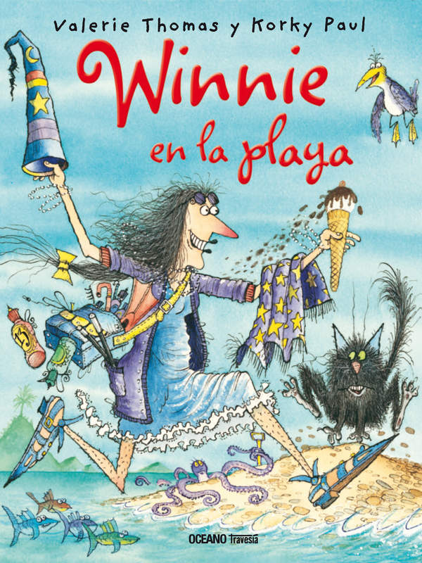 Winnie en la playa