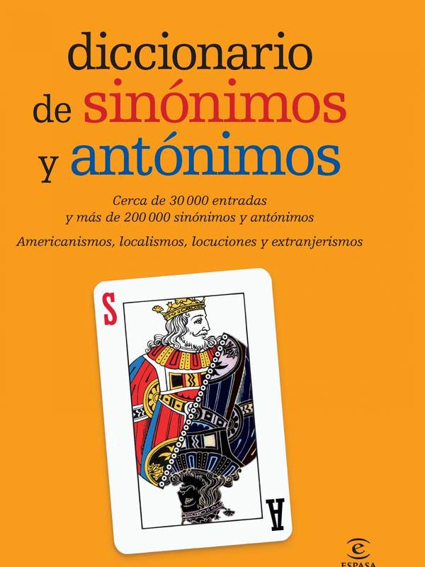 Diccionario de sinónimos y antónimos