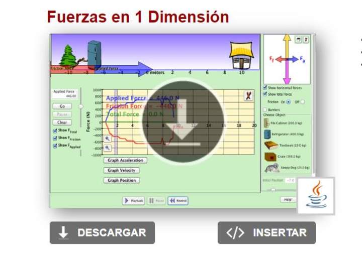 Fuerzas en 1 Dimensión