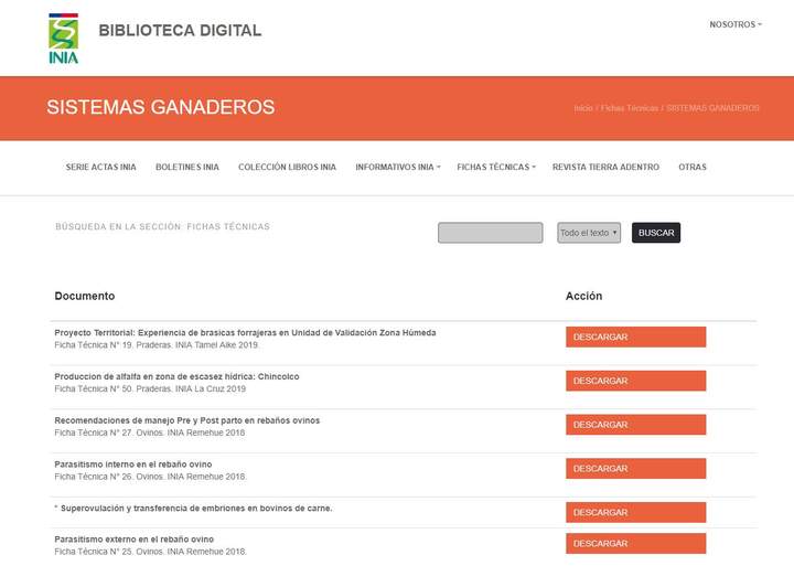 SITIO Biblioteca Digital - Sistemas ganaderos