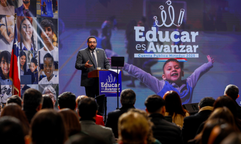 Ministro Cataldo presenta la Cuenta Pública 2025 del Mineduc