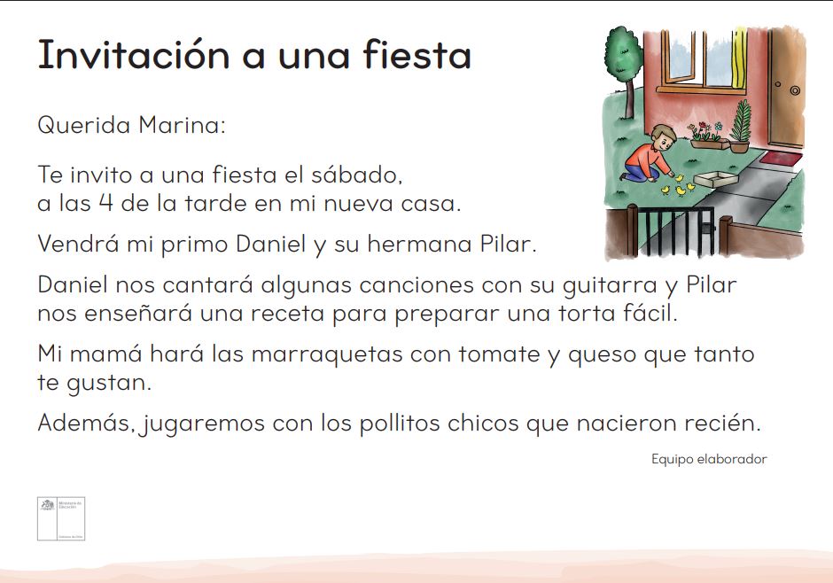 Invitación a una fiesta