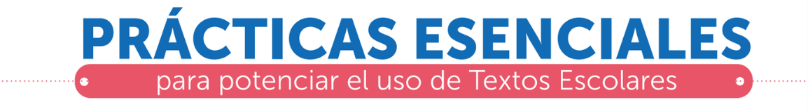 Prácticas Esenciales para potenciar el uso de Textos Escolares