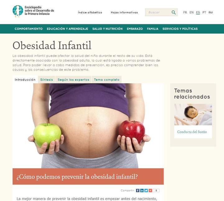 Obesidad infantil Imagen portada