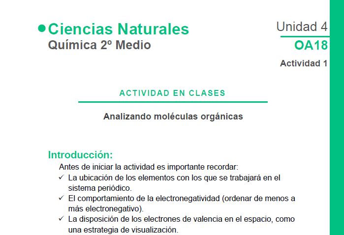 Analizando Moléculas Orgánicas Imagen portada