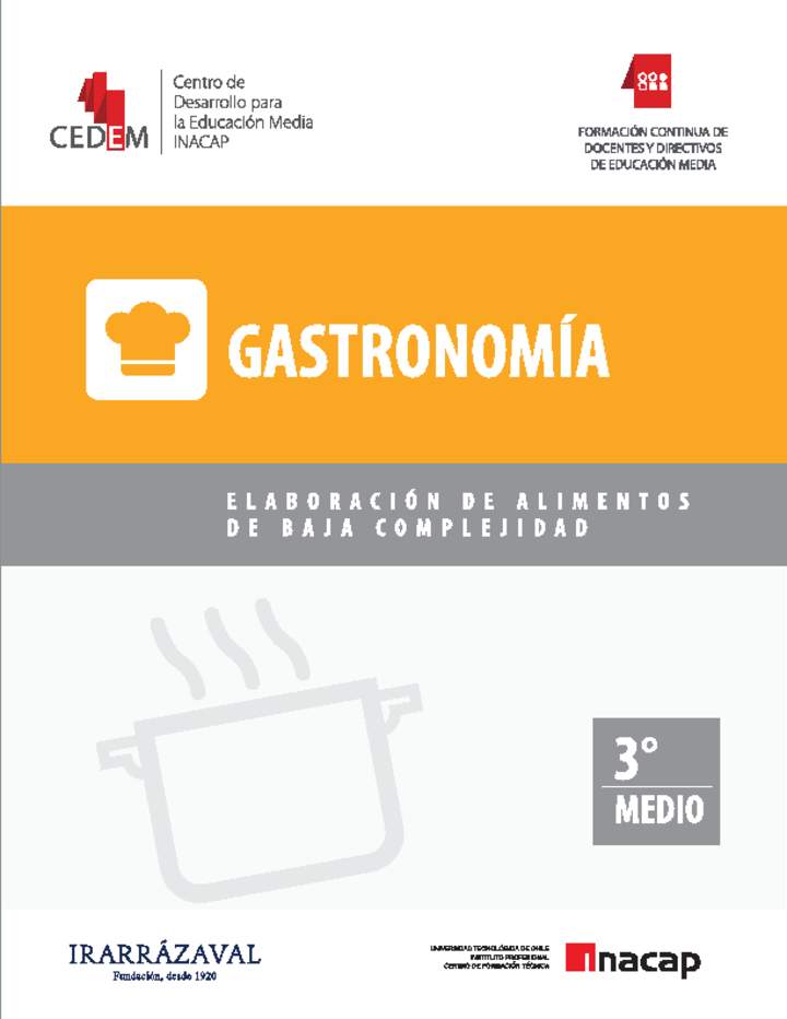 Elaboración de alimentos de baja complejidad Imagen portada