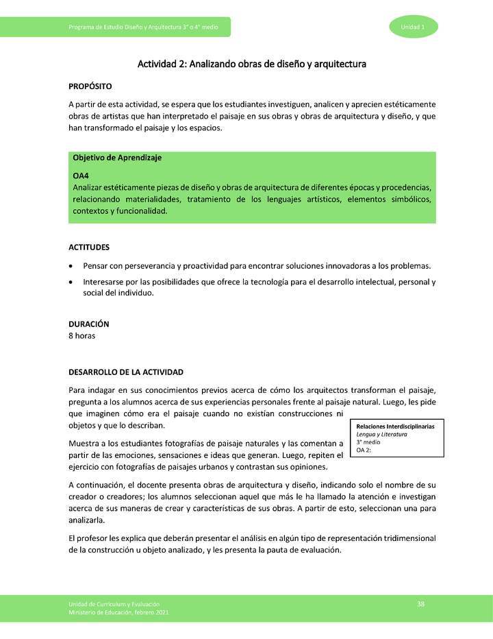Actividad 2: Analizando obras de diseño y arquitectura Imagen portada