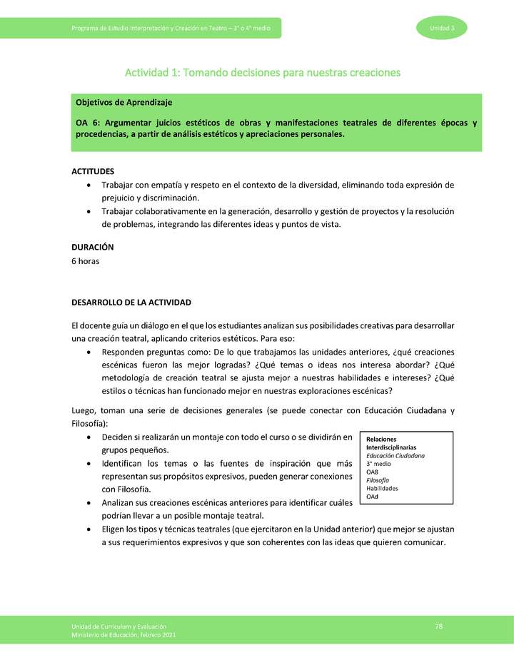 Actividad 1: Tomando decisiones para nuestras creaciones Imagen portada