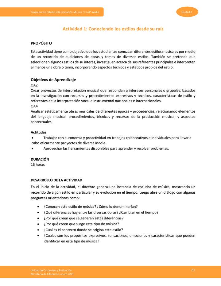 Actividad 1: Conociendo los estilos desde su raíz Imagen portada