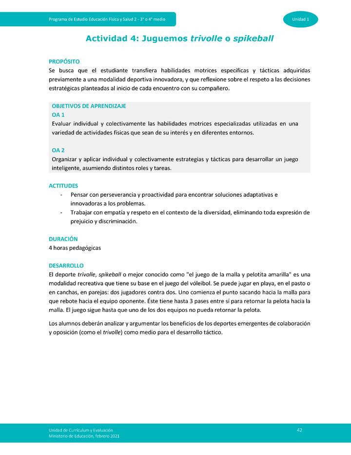 Actividad 4: Juguemos Trivolle o Spikeball Imagen portada