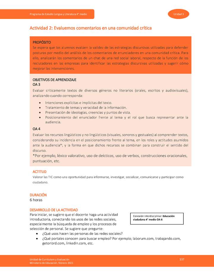 Actividad 2: Evaluemos comentarios en una comunidad crítica Imagen portada