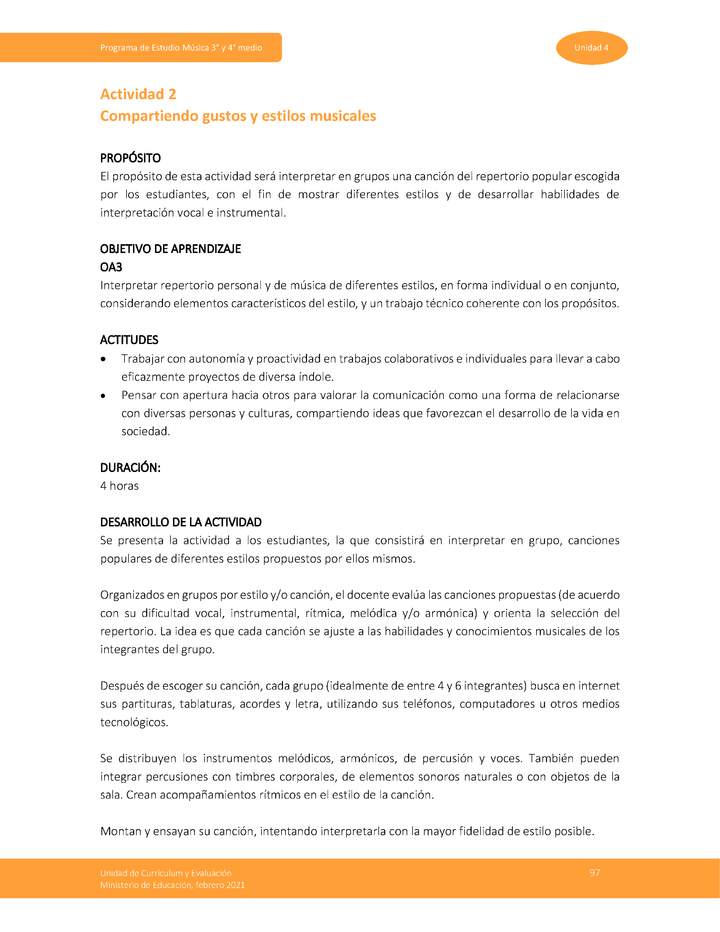 Actividad 2: Compartiendo gustos y estilos musicales Imagen portada