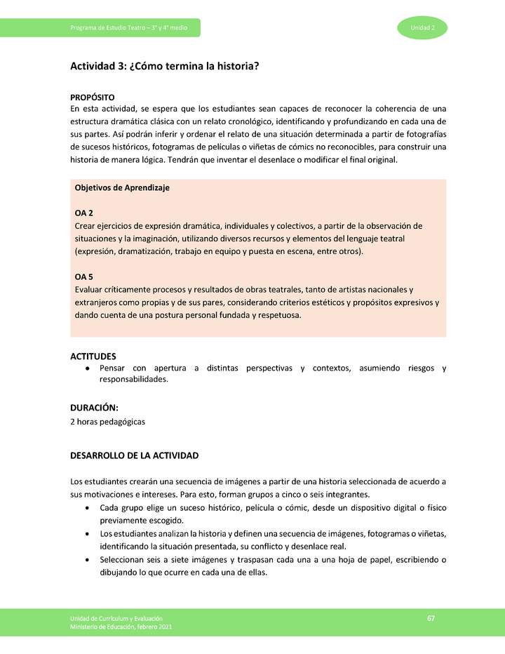 Actividad 3: ¿Cómo termina la historia? Imagen portada