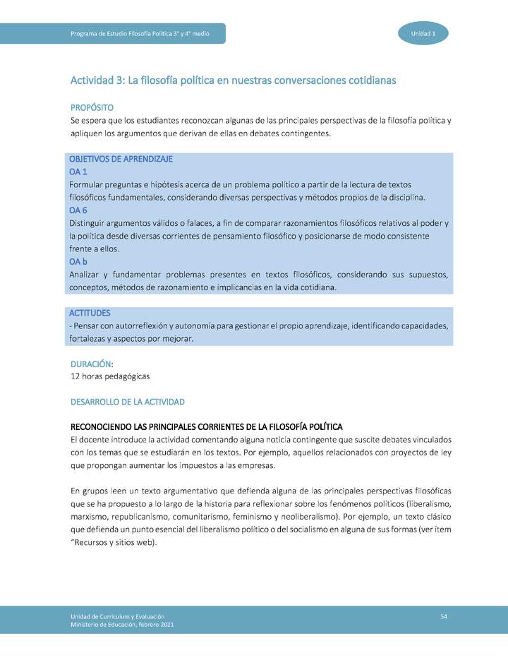 Actividad 3: La Filosofía política en nuestras conversaciones cotidianas Imagen portada