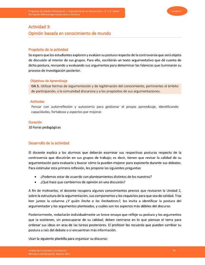 Actividad 3: Opinión basada en conocimiento de mundo Imagen portada