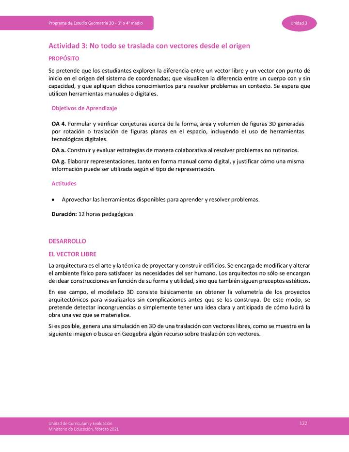 Actividad 3: No todo se traslada con vectores desde el origen Imagen portada