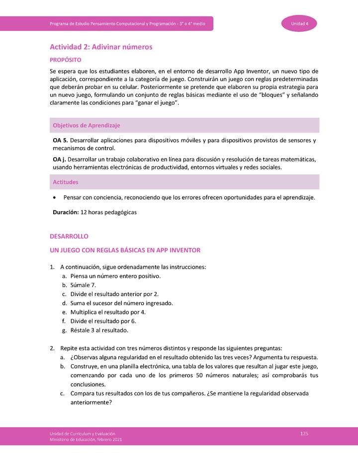 Actividad 2: Adivinar números Imagen portada