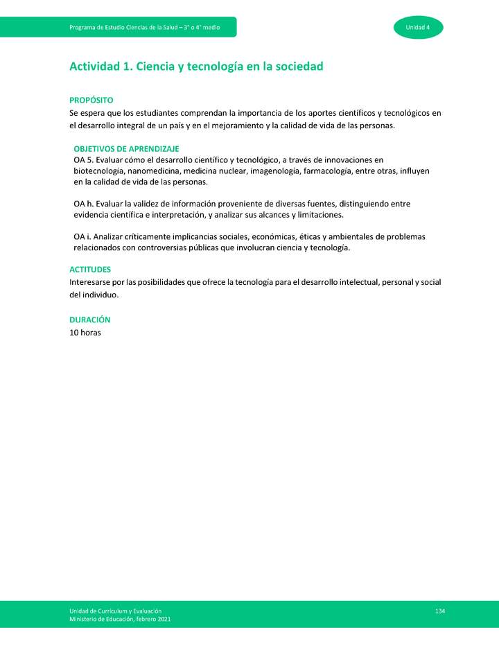 Actividad 1: Ciencia y tecnología en la sociedad Imagen portada
