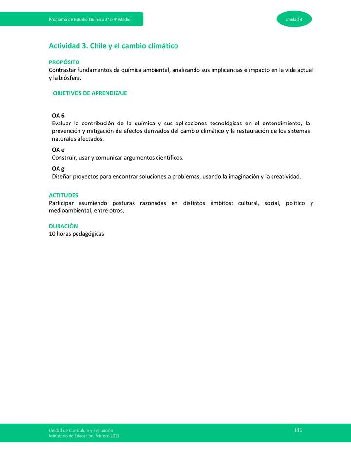Actividad 3: Chile y el cambio climático Imagen portada