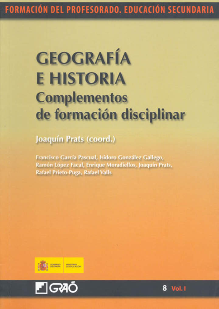 Geografía e historia. Complementos de formación disciplinar Imagen portada