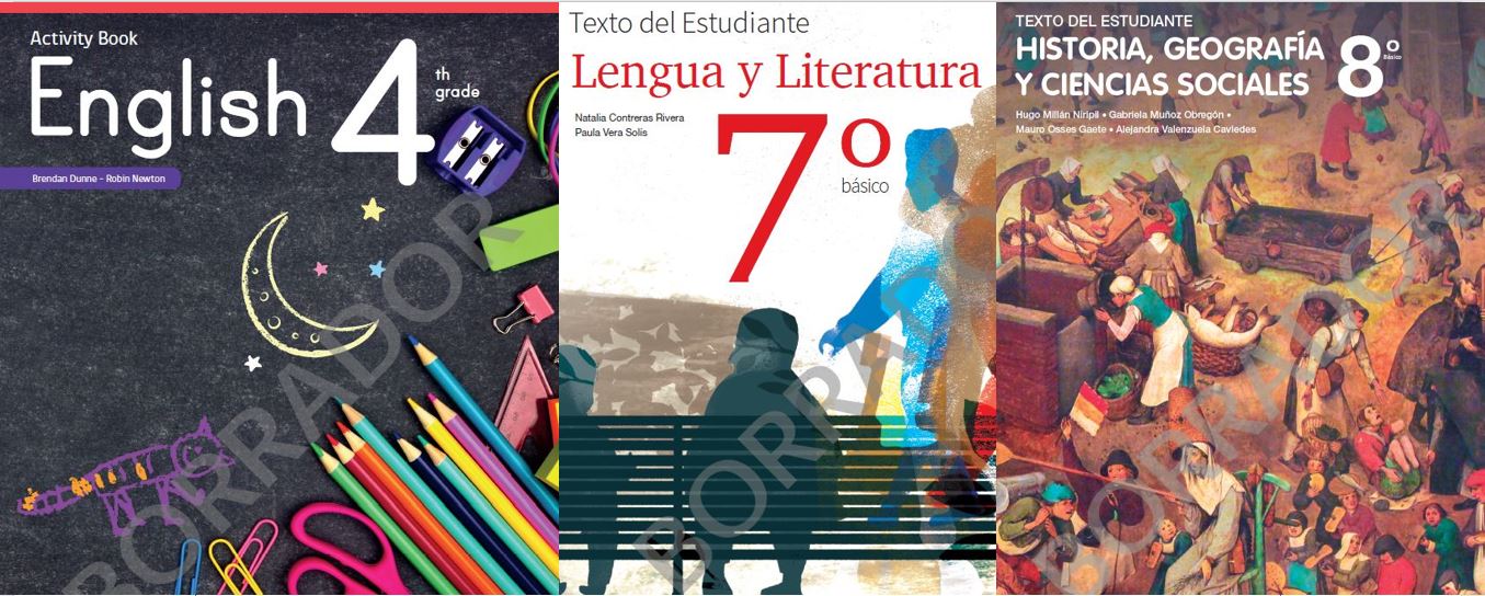Se encuentra disponible una muestra de los Textos Escolares 2020