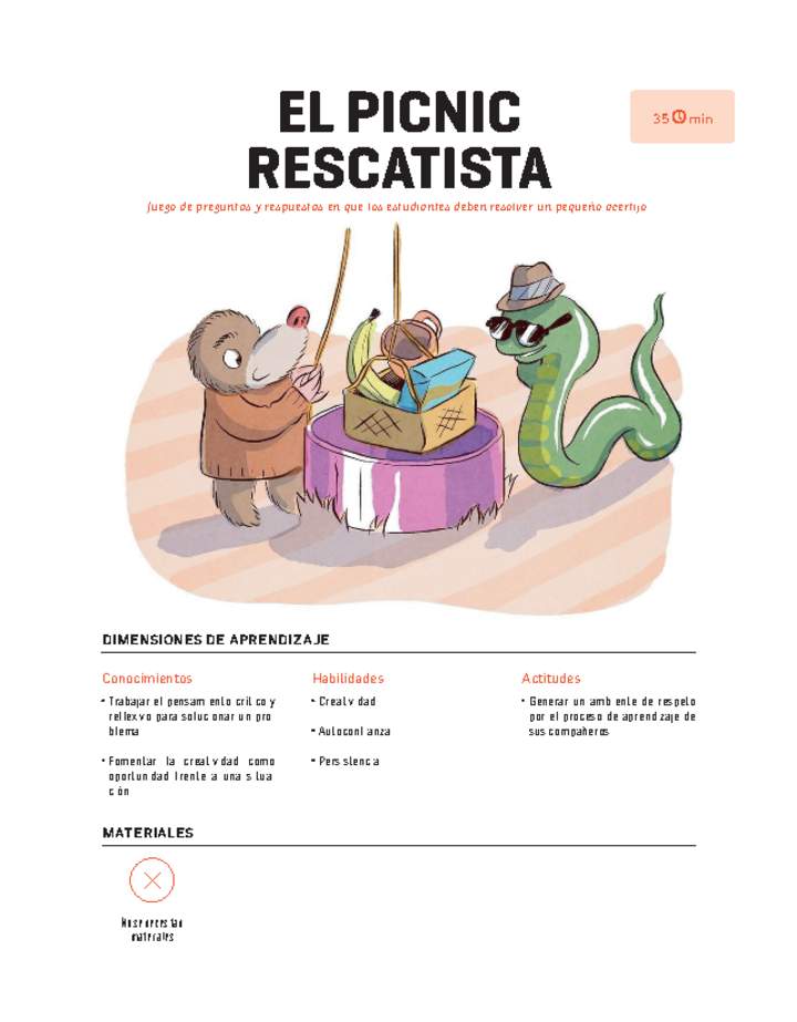 Clase 01. Juego El picnic rescatista Imagen portada