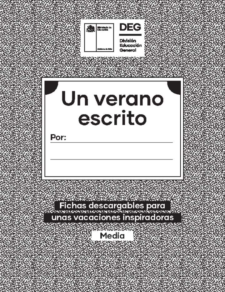 Un verano escrito en verano - Media Imagen portada