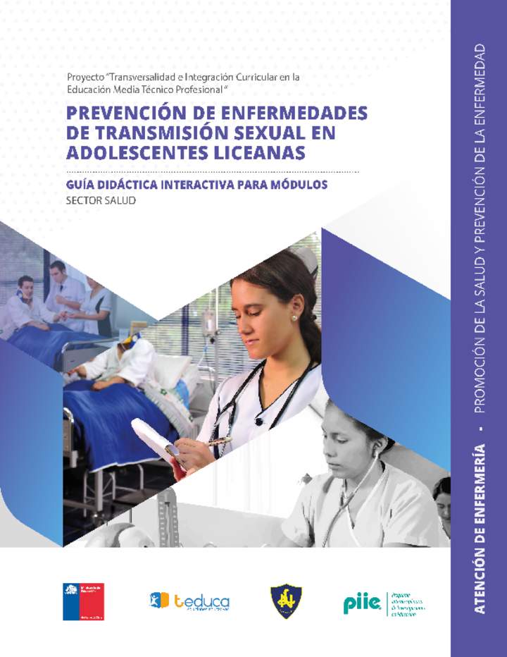 Guía didáctica del módulo "Promoción de la salud y prevención de la enfermedad" Imagen portada