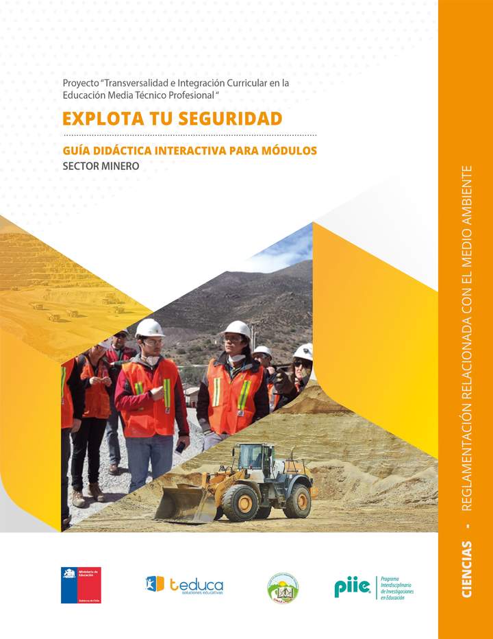 Guía didáctica "Reglamentación relacionada con el medio ambiente" Imagen portada